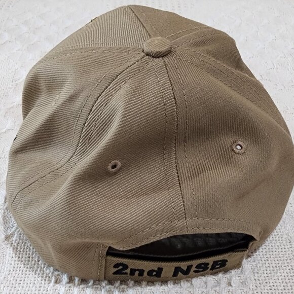The Corps 2nd NATO Signal Battalion Logo Tan Beige Military Baseball Cap Hat - Picture 9 of 16